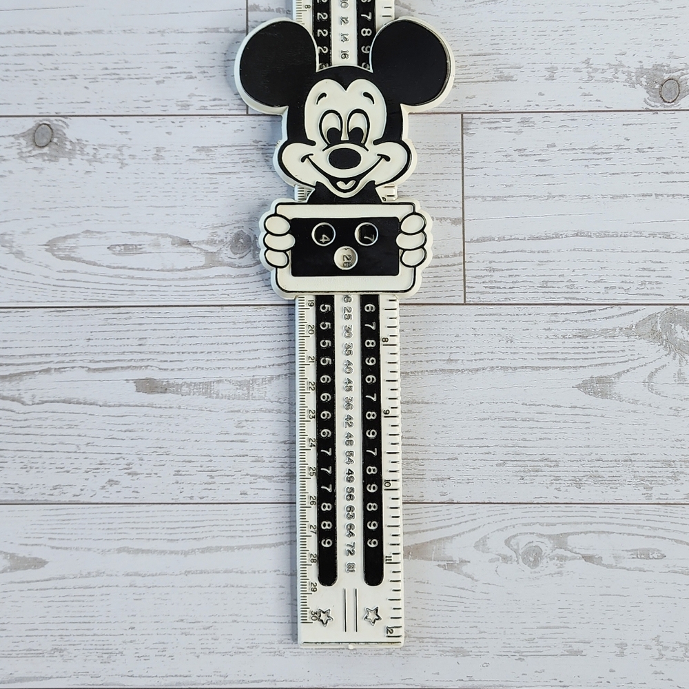 VTG Disney Mickey Math Mickey Mouse Plastic Ruler - Picture 10 of 10